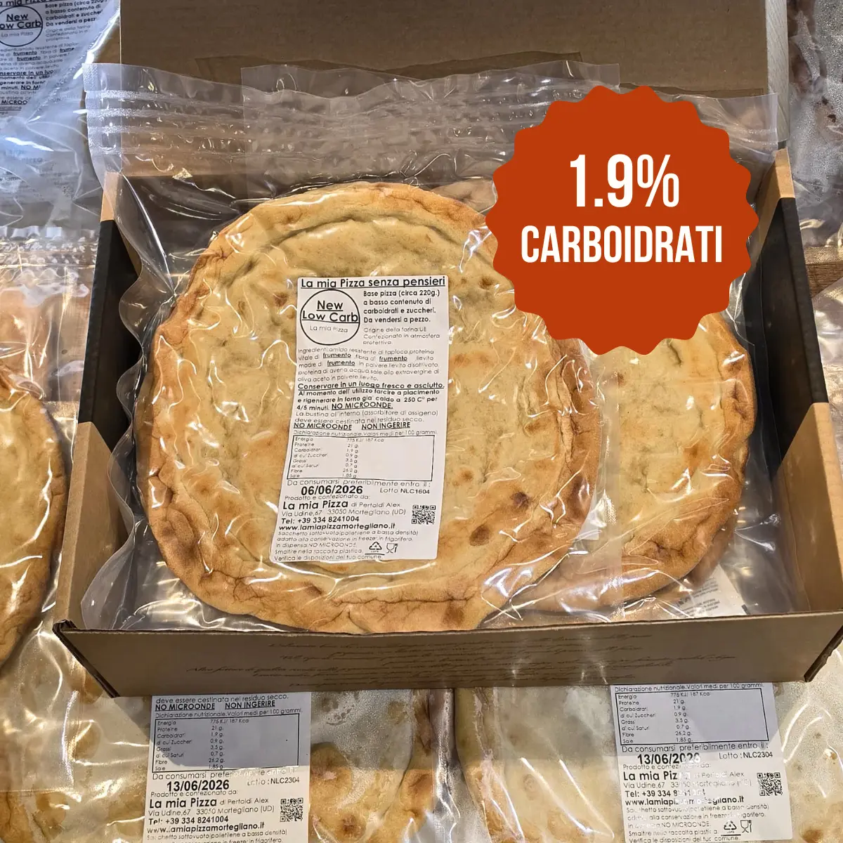 LA MIA PIZZA_Box low carb LA MIA PIZZA_Box low carb